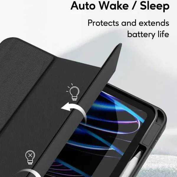 قاب ممتاز Hogo با مداد نگهدارنده برای iPad Pro 12.9 اینچی -مشکی - برند گرین لاین Green lion - تصویر 6