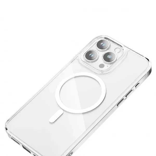 قاب گلس ای شفاف Magsafe برای iPhone 15 Pro Max - Clear - برند گرین لاین Green lion - تصویر 9