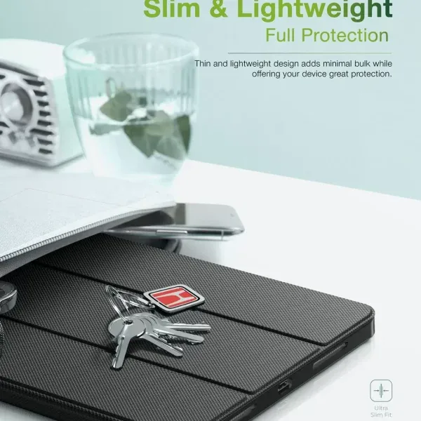 قاب ممتاز هوگو با جای مداد برای iPad Pro Air 13 اینچی - خاکستری تیره - برند گرین لاین Green lion - تصویر 10