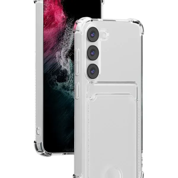 کلارا Clear قاب with Card Holder S23 Plus - Clear - برند لِوِلو Levelo