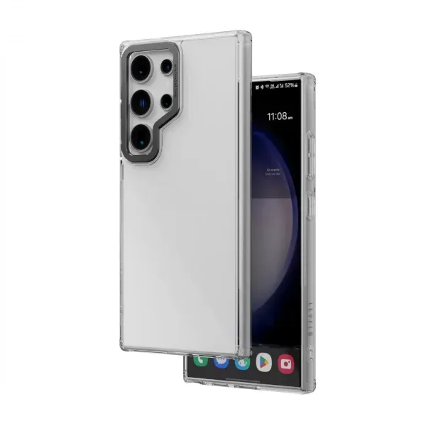 قاب کامپیوتر کلارا متالیکا برای Samsung S24 Ultra - شفاف/مشکی - برند لِوِلو Levelo