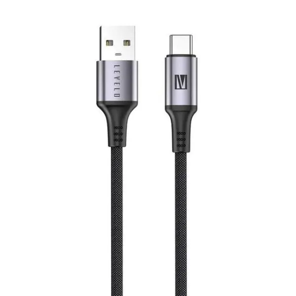 کابل تبدیل USB به USB-C لِولو مدل LVLOACCBK طول 1 متر