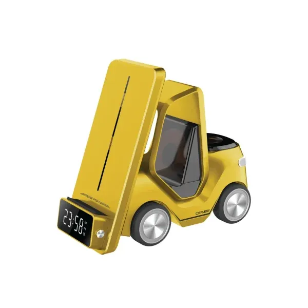 پایه نگهدارنده و شارژر بی سیم گوشی موبایل گرین لاین مدل Forklift