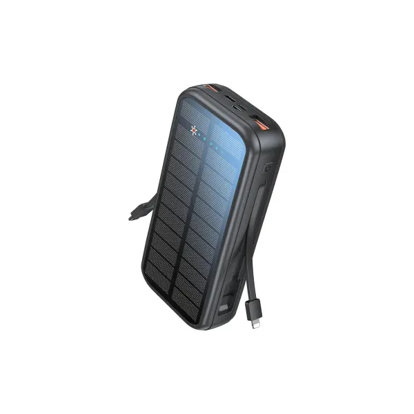 پاوربانک گرین لاین مدل PD20W Solar 2 با ظرفیت 20000 میلی‌آمپر ساعت