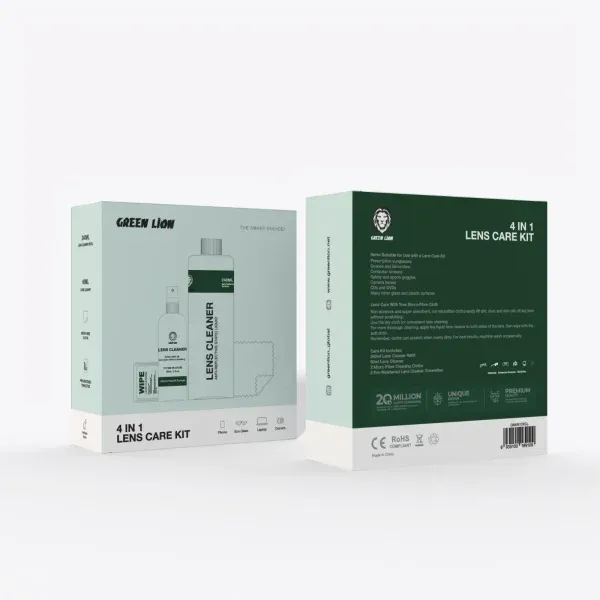 کیت مراقبت از لنز 4 در 1 - CLEAR - برند گرین لاین Green lion