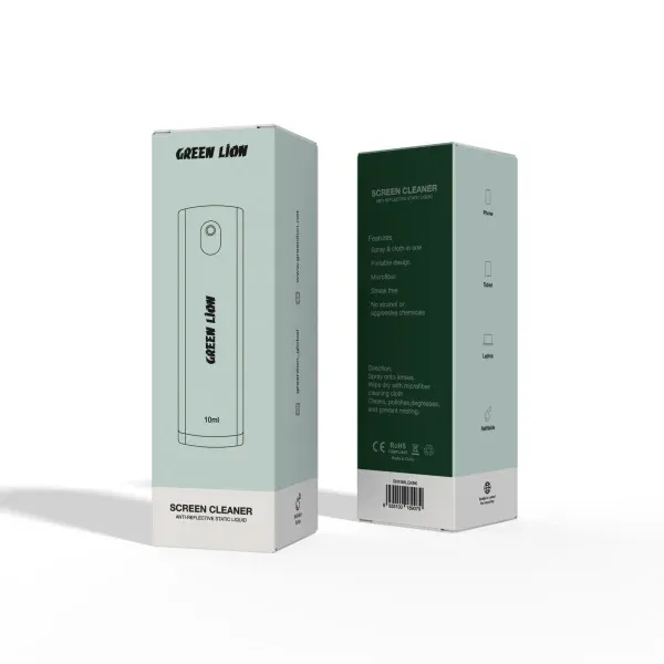 پاک کننده صفحه 10 میلی لیتر - مشکی - برند گرین لاین Green lion
