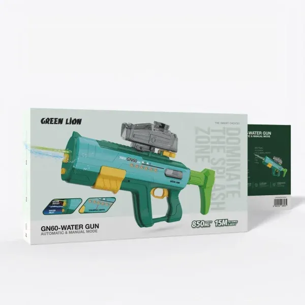 GN60 آب تفنگ خودکار و حالت دستی - سبز - برند گرین لاین Green lion