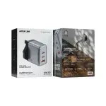 شارژر دیواری گرین لاین مدل GNGAN65WUK رنگ طوسی
