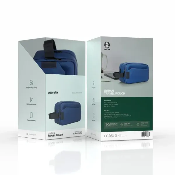 کیف مسافرتی شهری - آبی - برند گرین لاین Green lion