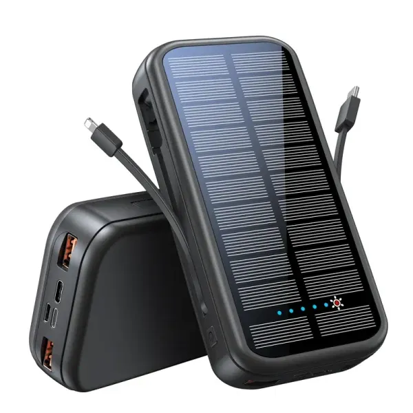 پاوربانک خورشیدی گرین لاین مدل PD20W SOLAR2 ظرفیت 16000 میلی آمپر ساعت