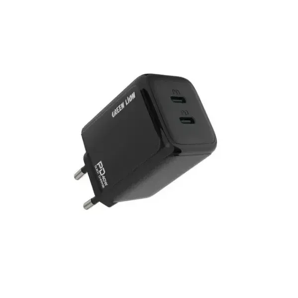 سبز PD20W+PD20W کل: 40W بدون کابل Plug EU سبز تیره - برند گرین لاین Green lion