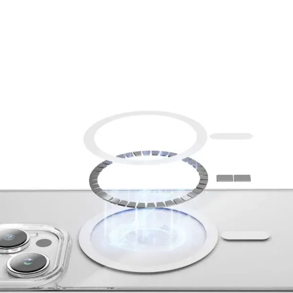 MAGSAFE CRYSTAL CLEAR FOR IPHONE 15 - CLEAR - برند گرین لاین Green lion
