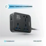 چندراهی و محافظ برق پاورولوژی مدل PWCUQC037
