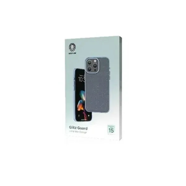 GLITZ GUARD CASE طرح فوق باریک برای آیفون 15 PRO MAX - آبی - برند گرین لاین Green lion