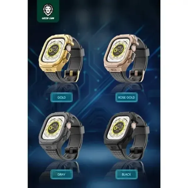 کیف اولترا برای ساعت اپل 49 میلی‌متری - خاکستری - برند گرین لاین Green lion