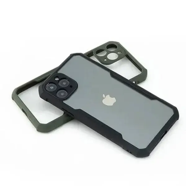 قاب ضد ضربه محکم و شیک سبز برای IPHONE 12 PRO 6.1 اینچی - مشکی - برند گرین لاین Green lion