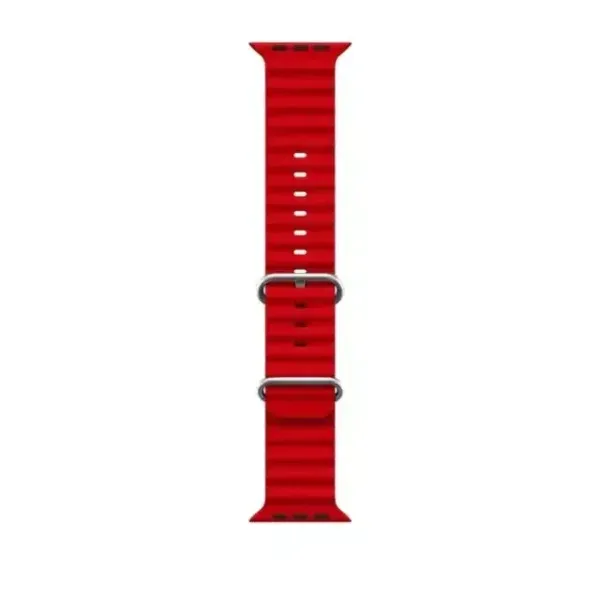 بند ساعت سیلیکونی FELEX FOR APPLE WATCH 49mm - قرمز - برند گرین لاین Green lion