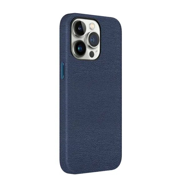 کیف چرمی LUJU MAGSAFE سبز برای iPhone 13 PRO (6.1 اینچ) - آبی - برند گرین لاین Green lion