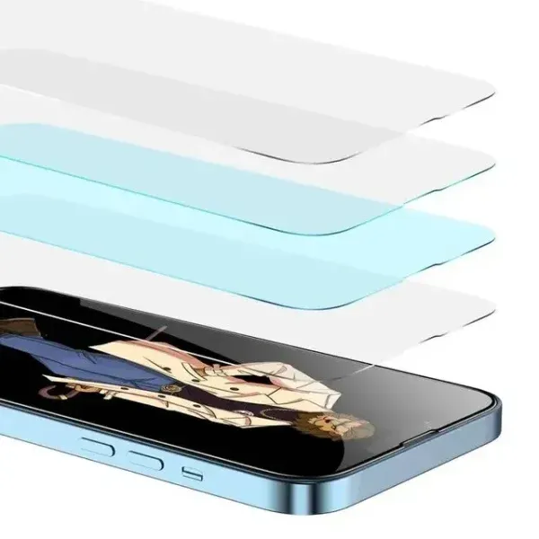 شیشه خمیده سه بعدی سبز برای آیفون 13 / 13 PRO-CLEAR - برند گرین لاین Green lion