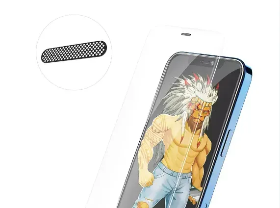 محافظ صفحه نمایش شیشه بیابانی سه بعدی سبز برای آیفون 12 مینی (5.4 اینچ) - CLEAR - برند گرین لاین Green lion