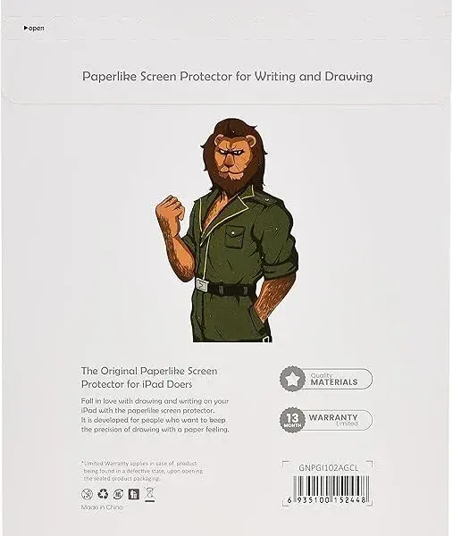 محافظ صفحه کاغذ سبز مانند برای iPad 10.2 اینچ ( 2019 و 2020 ) - MATT CLEAR - برند گرین لاین Green lion
