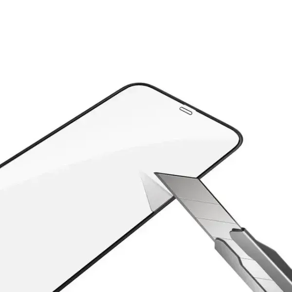 محافظ صفحه نمایش شیشه ای HD سیلیکونی سه بعدی سبز برای iPhone 12 PRO MAX 6.7 اینچی - برند گرین لاین Green lion
