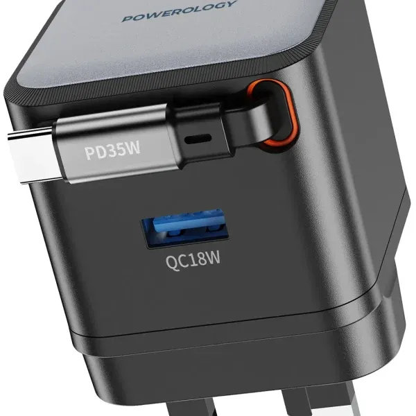 شارژر دیواری پاورولوژی مدل PWCUQC032