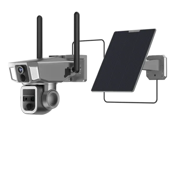 4G/WIFI 10X زوم 2MP+2MP 360° دوربین همه کاره نهایی - مشکی - برند پاورولوژی Powerology