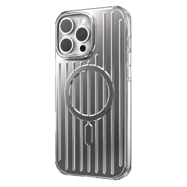 CASE MAGSAFE CABIN FOR IPHONE 16 PRO MAX - SILVER - برند لِوِلو Levelo