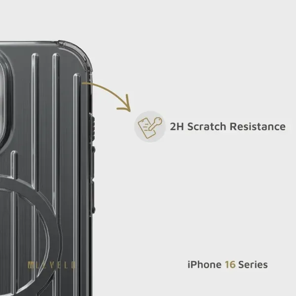 CASE MAGSAFE CABIN FOR IPHONE 16 PRO MAX - BLACK - برند لِوِلو Levelo