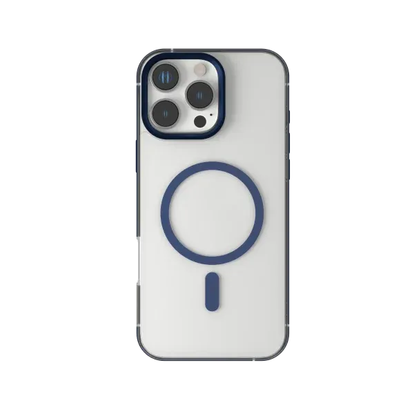 CLAIRE با قاب سپر آلومینیومی برای iPhone 16 PRO - BLUE - برند لِوِلو Levelo