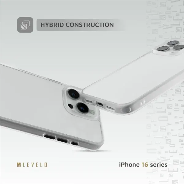 CASE SOLO FOR IPHONE 16 PRO MAX - WHITE - برند لِوِلو Levelo