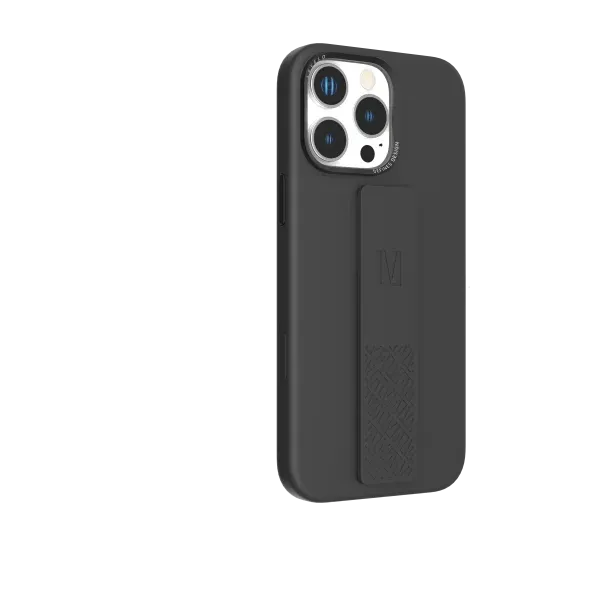 قاب سیلیکونی MORPHIX با دستگیره سیلیکونی برای IPHONE 16 PRO - مشکی - برند لِوِلو Levelo