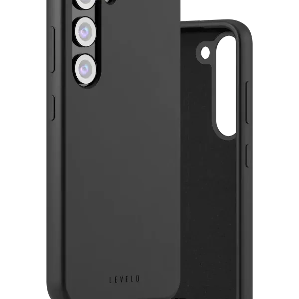 قاب سیلیکونی مایع IRIS برای SAMSUNG S23 - مشکی - برند لِوِلو Levelo