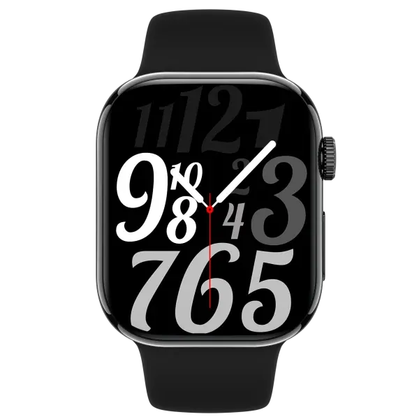 MAGNIFICO AMOLED SMART WATCH PRO با صفحه مشکی و بند دوگانه (سیلیکونی) - برند پرودو Porodo