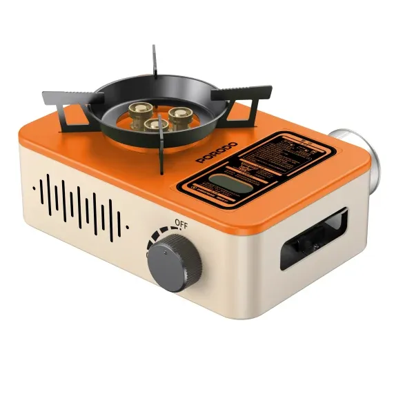 اجاق گاز مشعل قابل حمل LIFETSYLE 3200W - نارنجی/بژ - برند پرودو Porodo