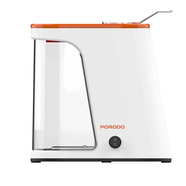 پاپ کورن ساز مخزن جداشدنی LIFETSYLE 1200W - سفید و نارنجی - برند پرودو Porodo