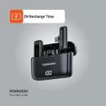 میکروفون بی سیم پرودو مدل PD-LDMCLA رنگ مشکی