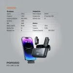 میکروفون بی سیم پرودو مدل PD-LDMCLA رنگ مشکی