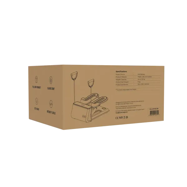 دستگاه لایف استایل MINI STEPPER با طناب - BALCK - برند پرودو Porodo