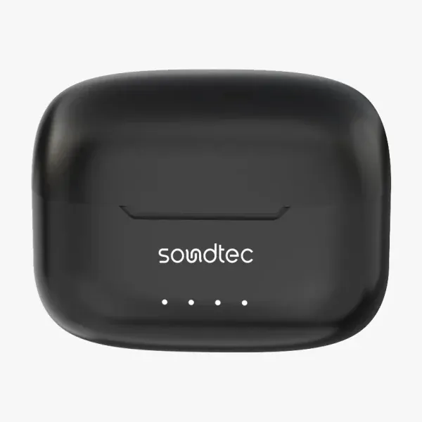 هدفون SOUNDTEC ANC & ENC TWS با هدفون های شفاف - مشکی - برند پرودو Porodo