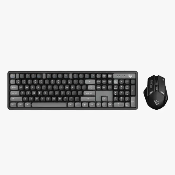 صفحه کلید 2.4G و BT با ماوس DPI 1600 - GREY/B - برند پرودو گیمینگ Porodo gaming