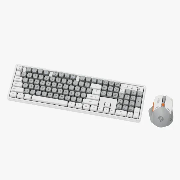 کیبورد 2.4G و BT با ماوس DPI 1600 - WHITE/B - برند پرودو گیمینگ Porodo gaming