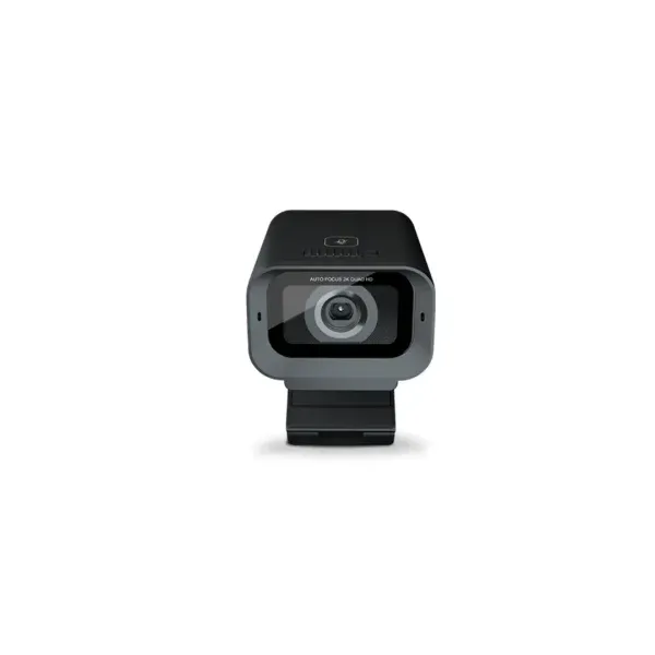 وب کم 2K 30 فریم بر ثانیه با فوکوس خودکار با میکروفون و سه پایه داخلی - مشکی - برند پرودو گیمینگ Porodo gaming