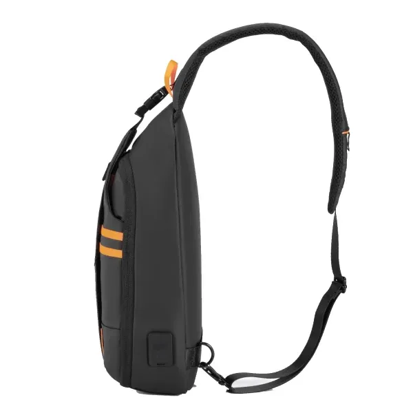 کیسه PU SLING مقاوم در برابر آب با پورت USB-C - مشکی - برند پرودو گیمینگ Porodo gaming