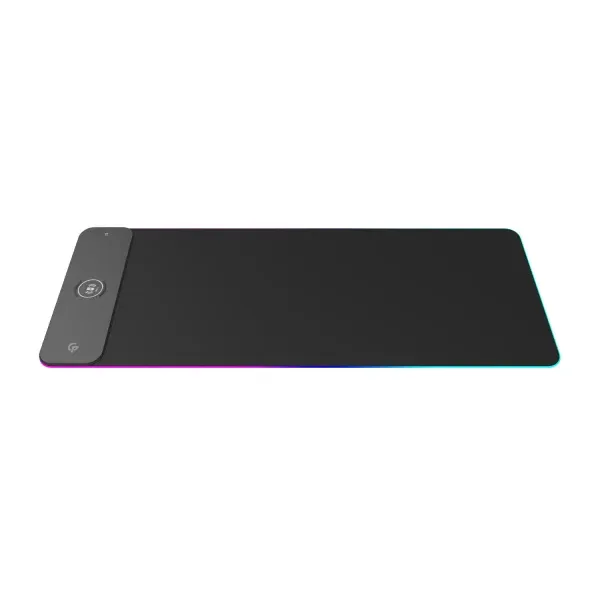موس پد RGB با شارژر بی سیم 15 واتی - مشکی - برند پرودو گیمینگ Porodo gaming