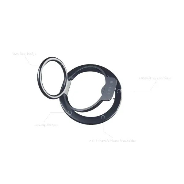 جای حلقه تلفن LUCCIO 2 IN 1 - مشکی - برند لِوِلو Levelo