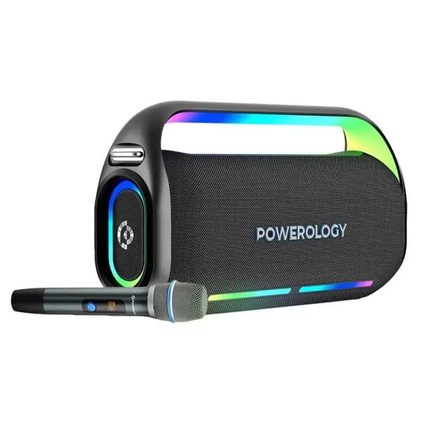 اسپیکر بلوتوثی پاورولوژی مدل Deep Bass PW012 همراه با میکروفون