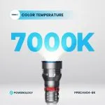چراغ قوه شارژی پاورولوژی مدل PPBCHA64