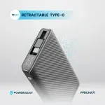 پاوربانک پاورولوژی مدل PPBCHA۷۱ با ظرفیت ۱۰۰۰۰ میلی‌ آمپر